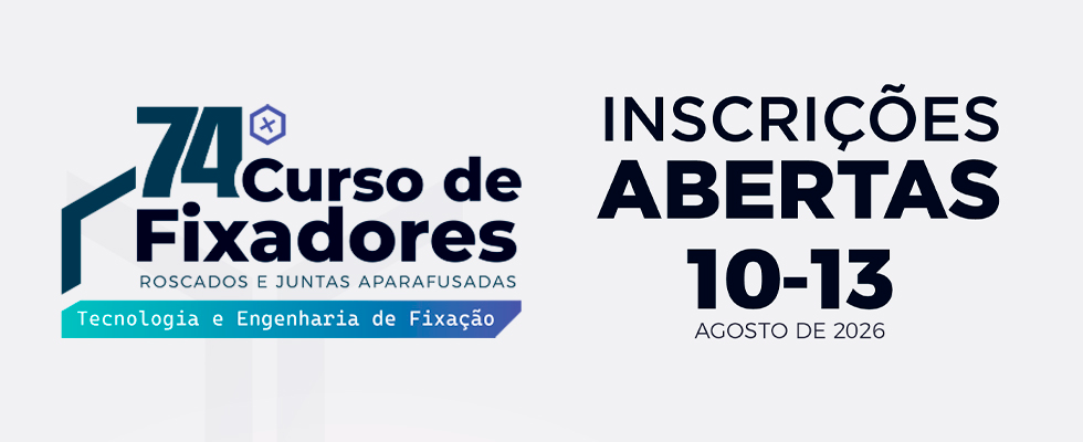 74º Curso de Fixadores Roscados e Juntas Aparafusadas